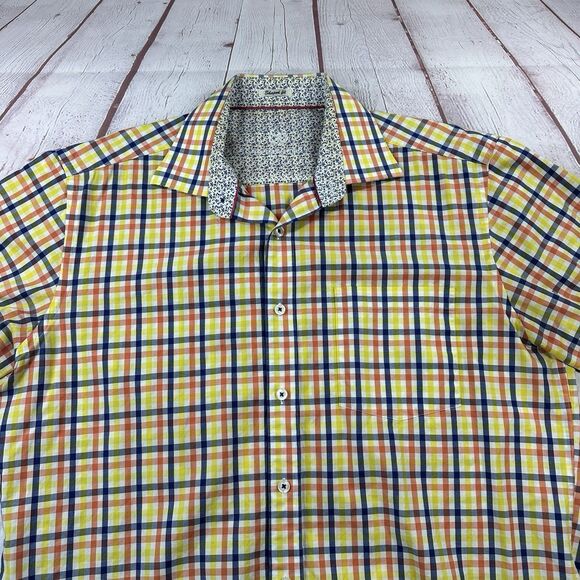 Bugatchi Uomo Shirt Shaped Fit Mens XL - Picture 1 of 9